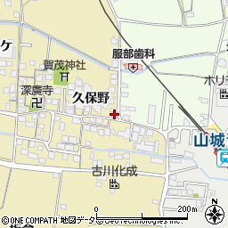 京都府城陽市奈島久保野18周辺の地図