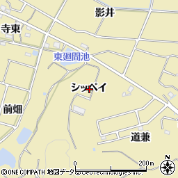 愛知県知多郡武豊町冨貴シッペイ周辺の地図