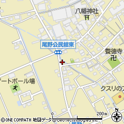 静岡県浜松市浜名区尾野1210周辺の地図