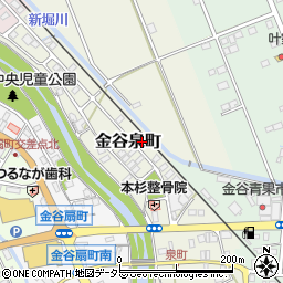 静岡県島田市金谷泉町周辺の地図