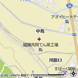 京都府城陽市奈島中島44周辺の地図