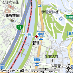 江守時計店周辺の地図