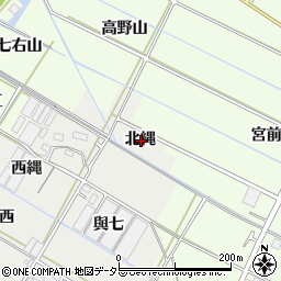 愛知県西尾市一色町開正北縄周辺の地図