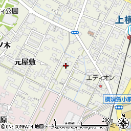 愛知県西尾市吉良町上横須賀五反田11-1周辺の地図