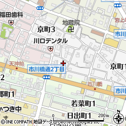 兵庫県姫路市京町2丁目12周辺の地図