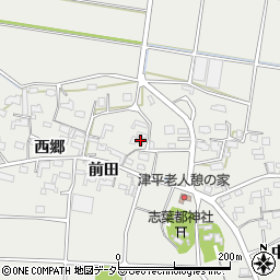 愛知県西尾市吉良町津平前田56周辺の地図