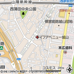 兵庫県姫路市広畑区西蒲田716周辺の地図