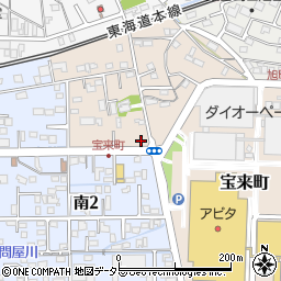 静岡県島田市宝来町3-19周辺の地図