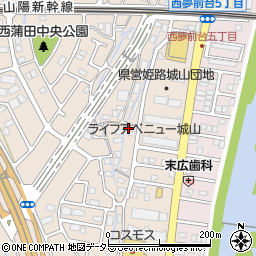 兵庫県姫路市広畑区西蒲田387周辺の地図
