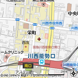 日本住宅流通株式会社　川西店周辺の地図
