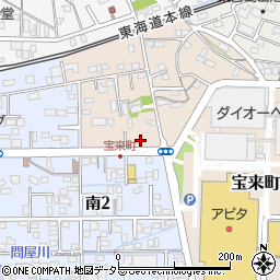 静岡県島田市宝来町3-23周辺の地図