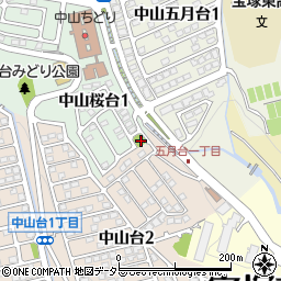 桜台第1公園周辺の地図