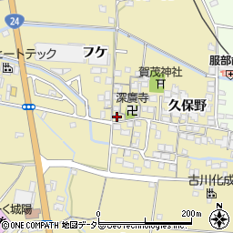 京都府城陽市奈島久保野80周辺の地図