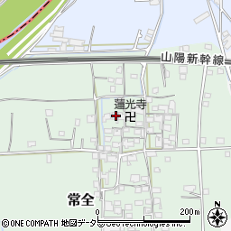 兵庫県揖保郡太子町常全200周辺の地図