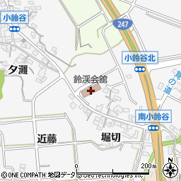 鈴渓会館周辺の地図