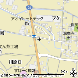 京都府城陽市奈島中島8-5周辺の地図