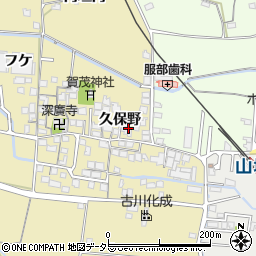 京都府城陽市奈島久保野20周辺の地図