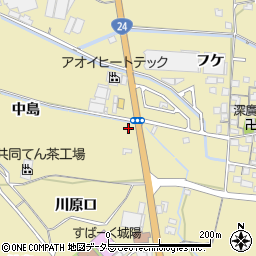 京都府城陽市奈島中島10周辺の地図