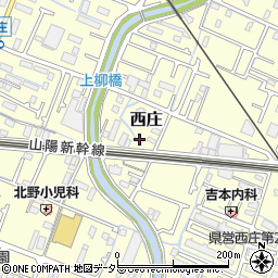 兵庫県姫路市西庄242周辺の地図