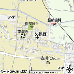 京都府城陽市奈島久保野8周辺の地図