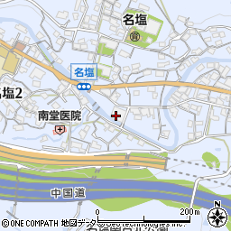 ＪＡ兵庫六甲名塩周辺の地図