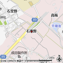 愛知県豊川市御津町広石石堂野周辺の地図