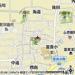 愛知県知多郡武豊町冨貴郷北周辺の地図
