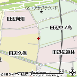 京都府京田辺市田辺久保56周辺の地図