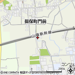 兵庫県たつの市揖保町門前264周辺の地図
