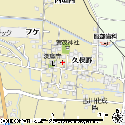 京都府城陽市奈島久保野88周辺の地図