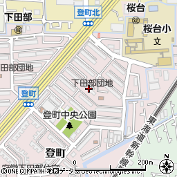 大阪府高槻市登町周辺の地図