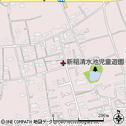 新稲会館周辺の地図