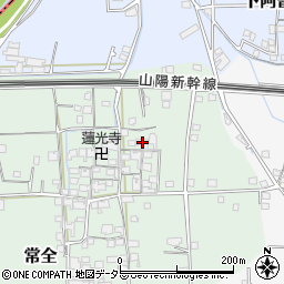 兵庫県揖保郡太子町常全50周辺の地図