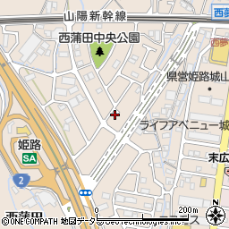 兵庫県姫路市広畑区西蒲田1616周辺の地図