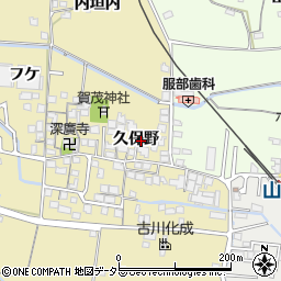 京都府城陽市奈島久保野12周辺の地図