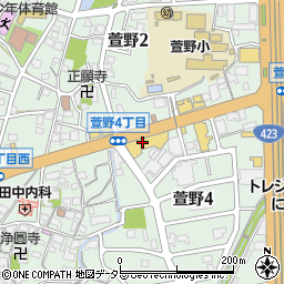 大阪スバル箕面店周辺の地図