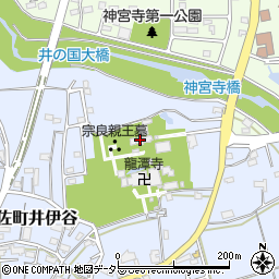 井伊谷宮周辺の地図
