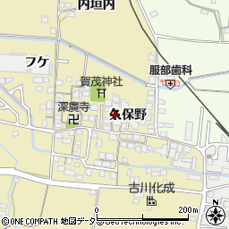 京都府城陽市奈島久保野9周辺の地図