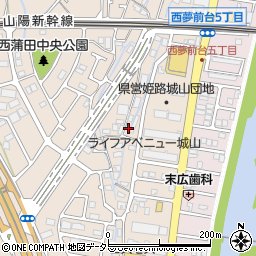 兵庫県姫路市広畑区西蒲田393周辺の地図