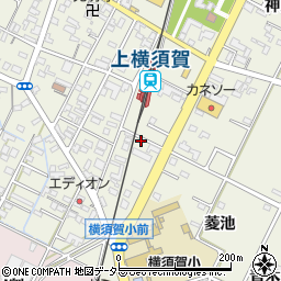 愛知県西尾市吉良町上横須賀菱池1周辺の地図