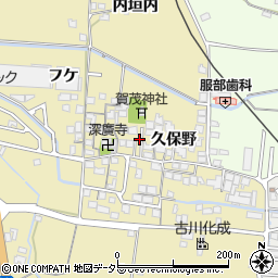 京都府城陽市奈島久保野90周辺の地図