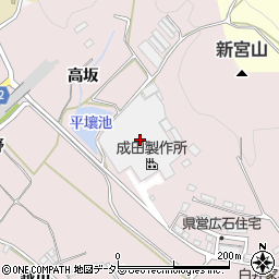 株式会社成田製作所　御津工場周辺の地図