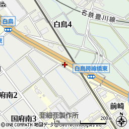 愛知県豊川市国府町菰敷周辺の地図