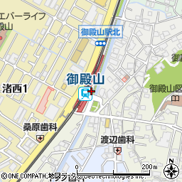 枚方警察署渚交番周辺の地図