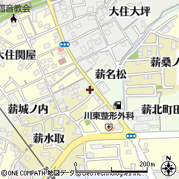 京都府京田辺市薪水取72周辺の地図