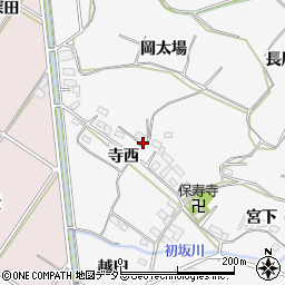 愛知県豊橋市石巻小野田町（寺西）周辺の地図