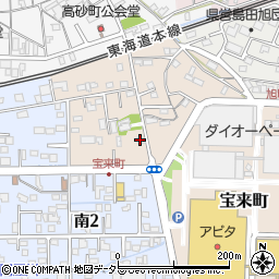 静岡県島田市宝来町3-15周辺の地図