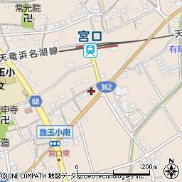 静岡県浜松市浜名区宮口688-1周辺の地図