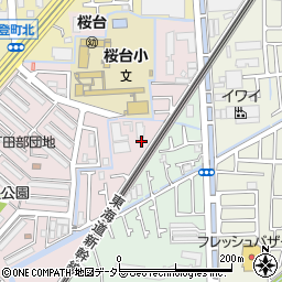 大阪府高槻市登町58周辺の地図