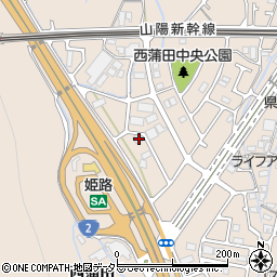 兵庫県姫路市広畑区西蒲田1678周辺の地図